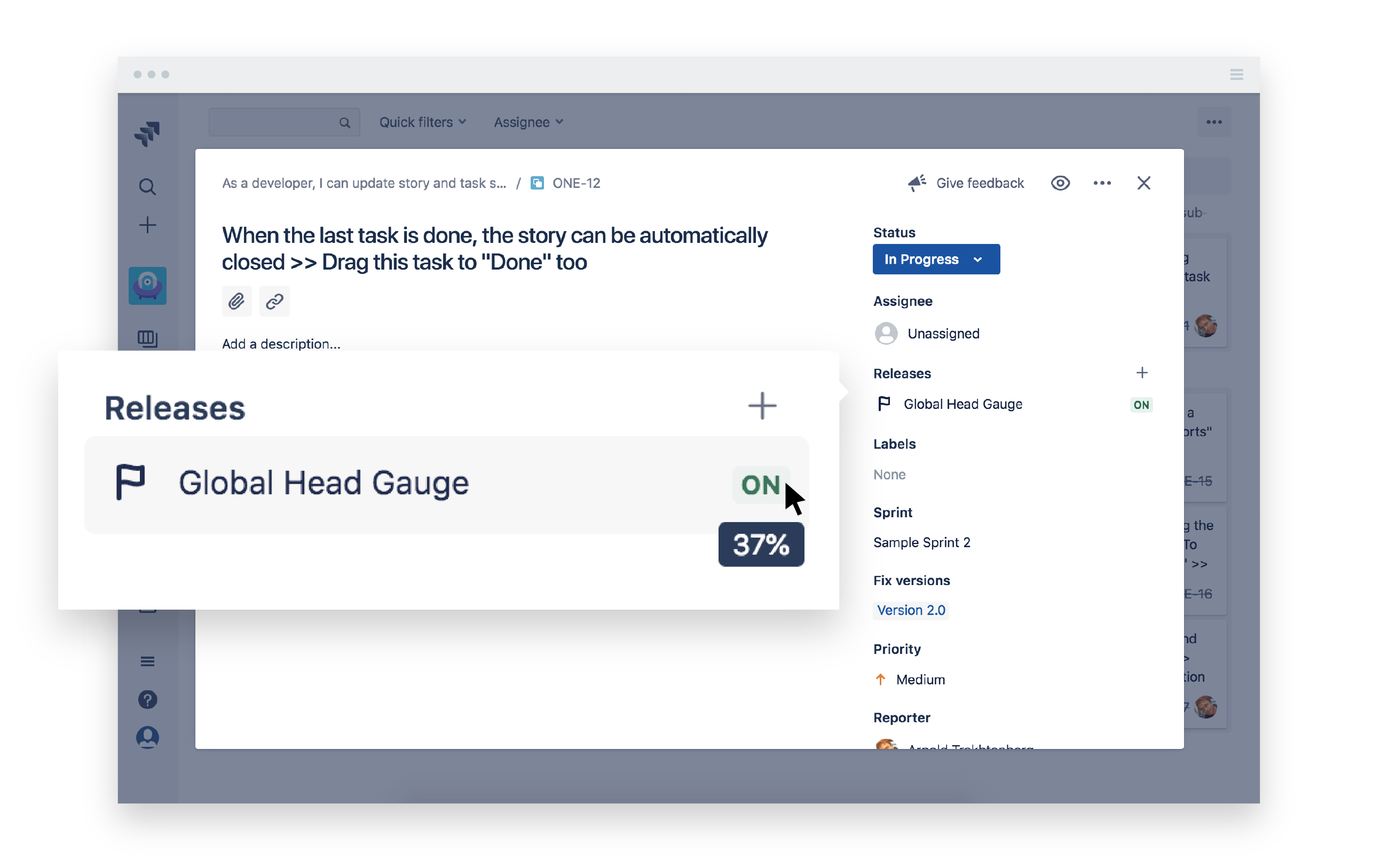 jira screenshot